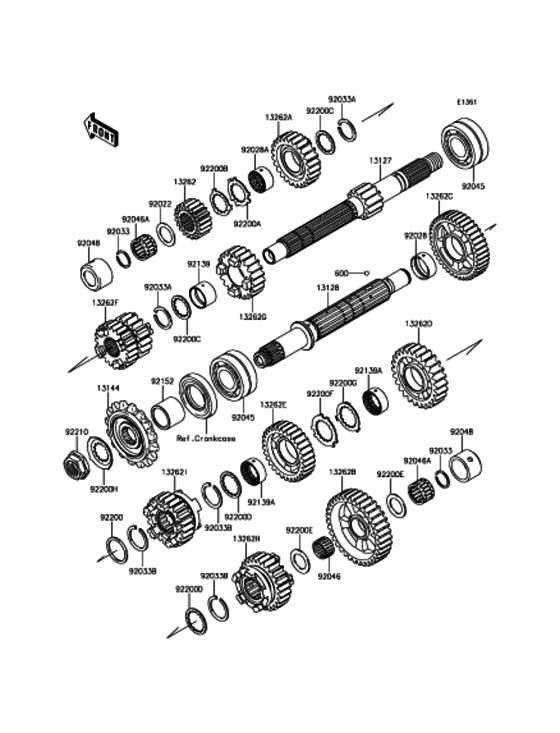 KLZ1000 Трансмиссия