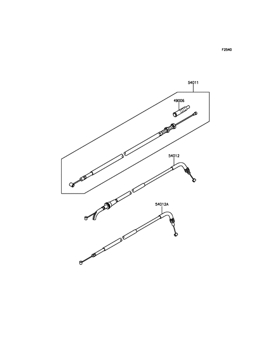 EX300 Тросы управления