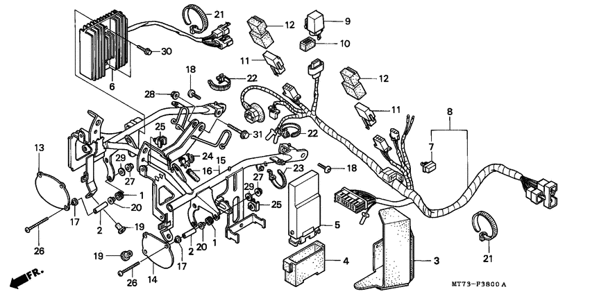 NR750 Кронштейн крепления 