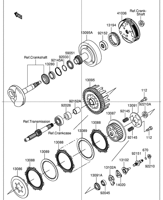 DR-Z110 Бендикс