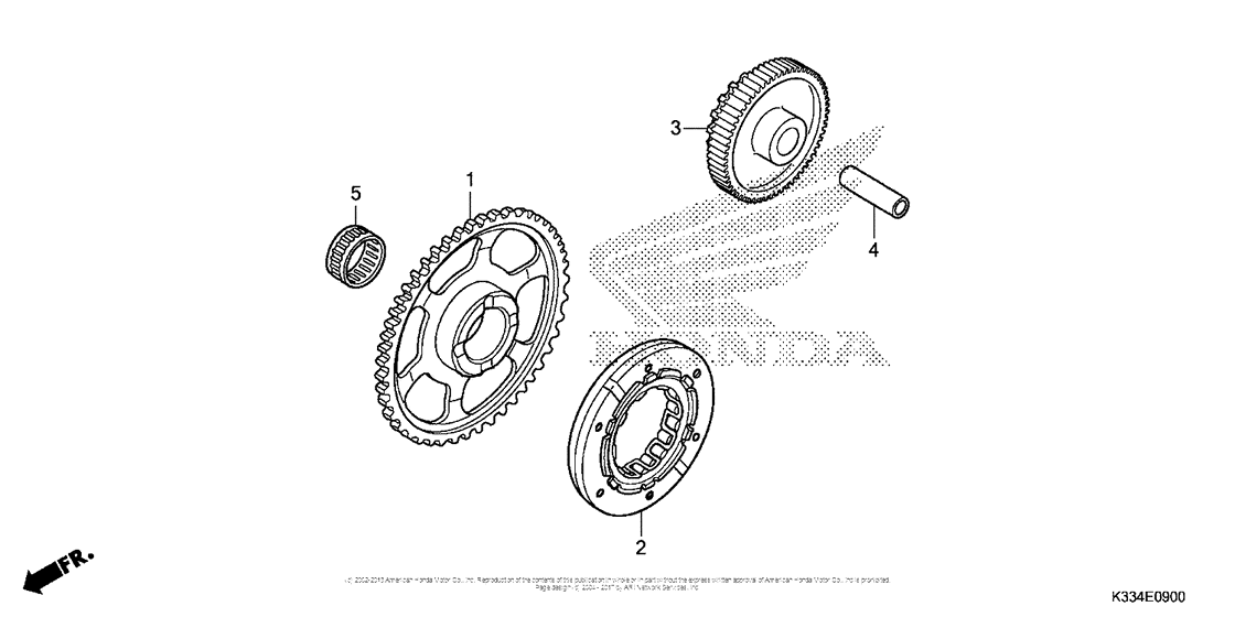 CBR300R (ABS) Муфта стартера