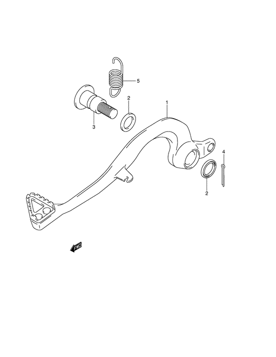 RM250 Передний суппорт