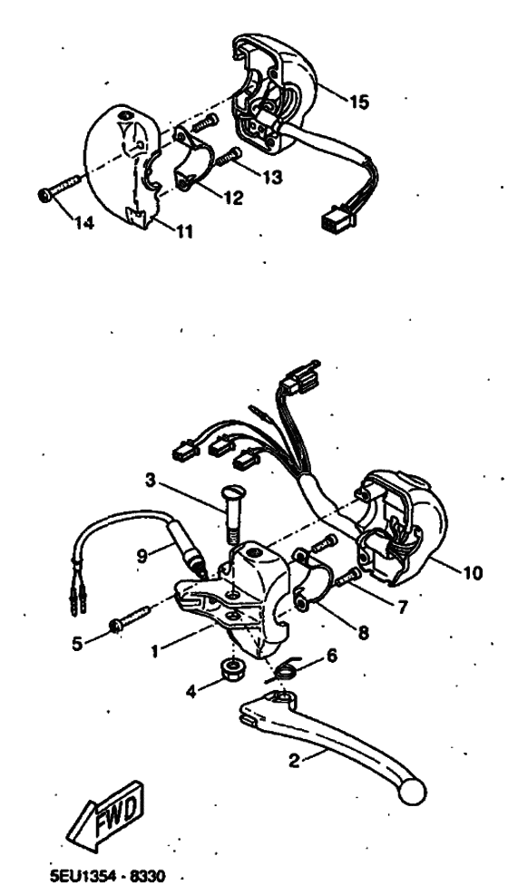 YH50 Interruptor  manillar&palanc