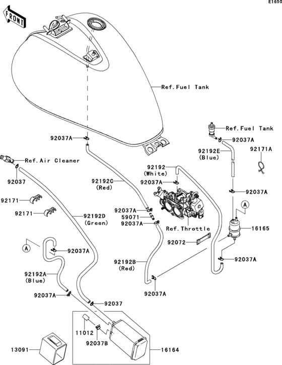 VN900 Топливная система