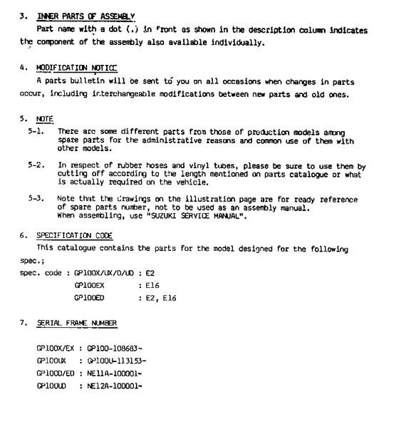 GP100 Catalog preface