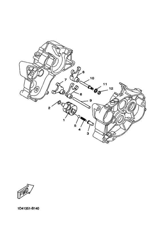 Shift cam & fork