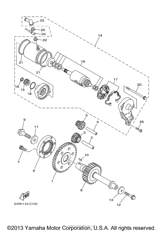 XV17ATMW Стартер