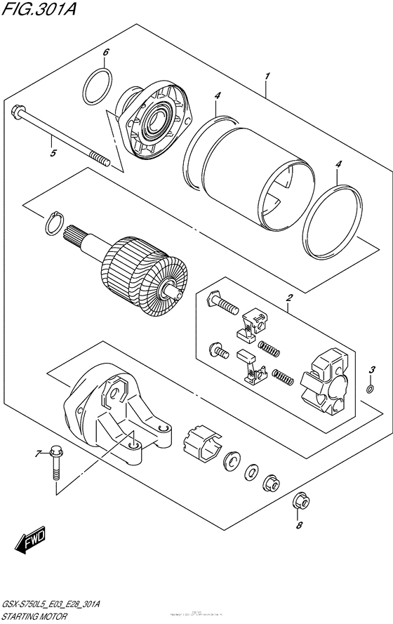 GSX-S750 Стартер