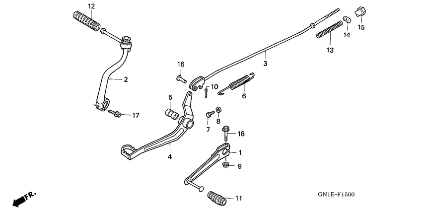 Brake pedal assy