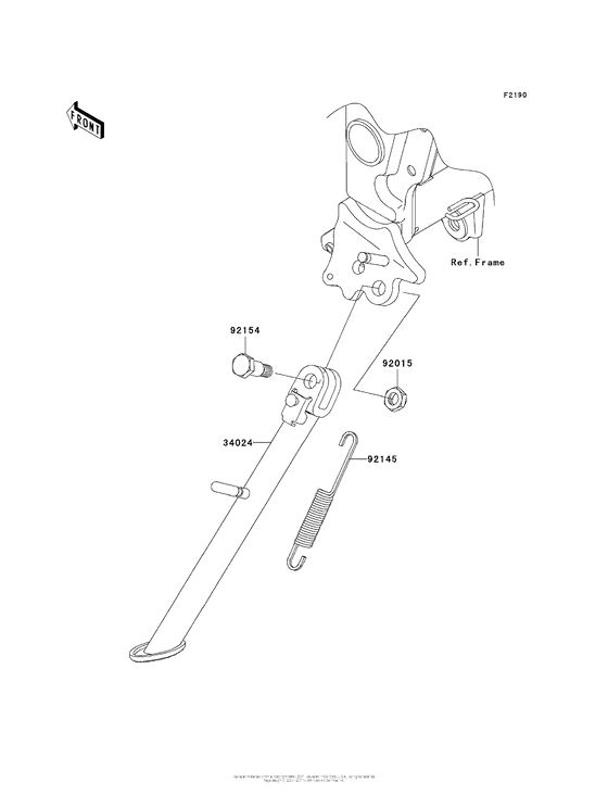 EX250 Подножка