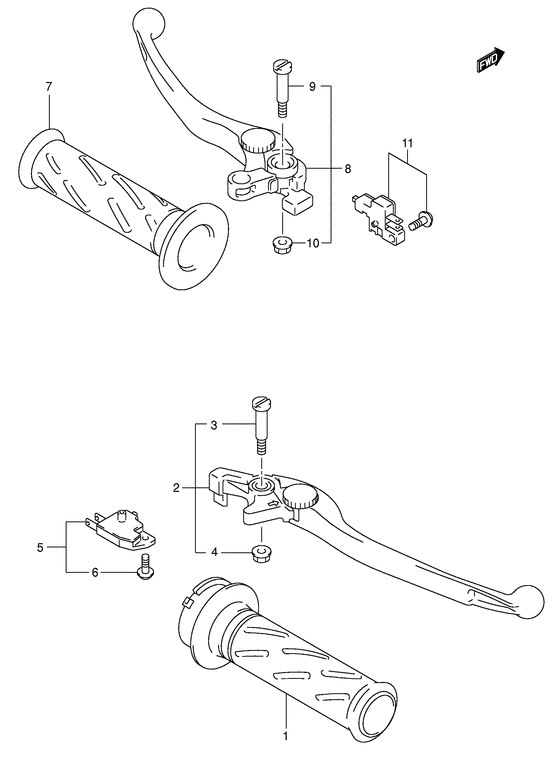 SV1000 Рулевой рычаг