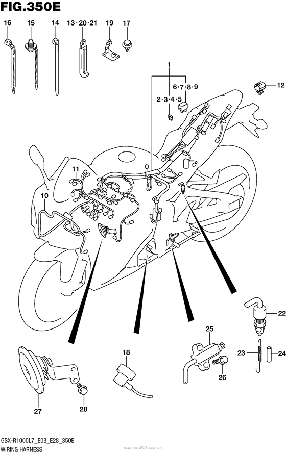 Wiring Harness (Gsx-R1000Al7 E28)