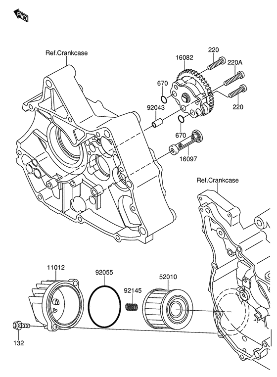 DR-Z110 Маслонасос