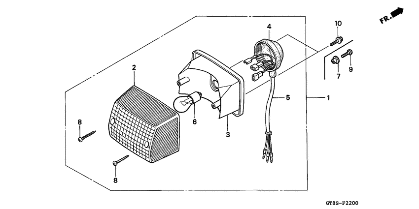 Taillight unit ass`y