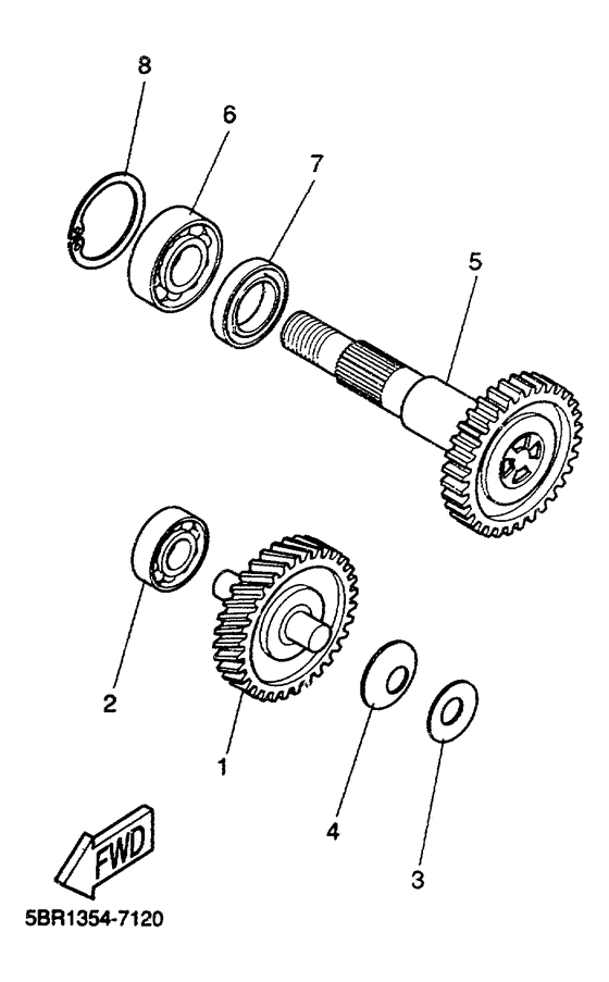 YQ50 Трансмиссия
