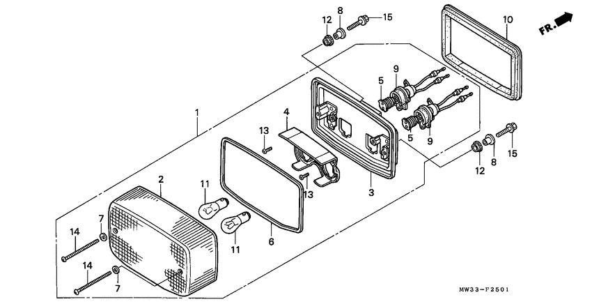 Taillight unit ass`y