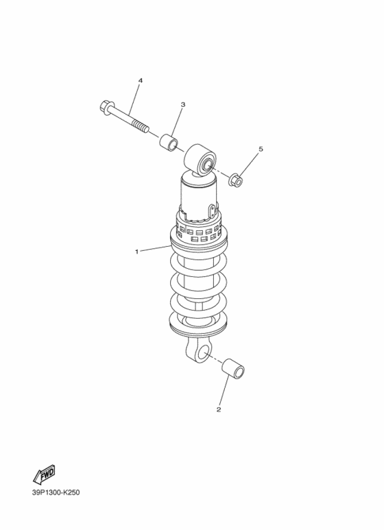 FZ8-N Задняя подвеска