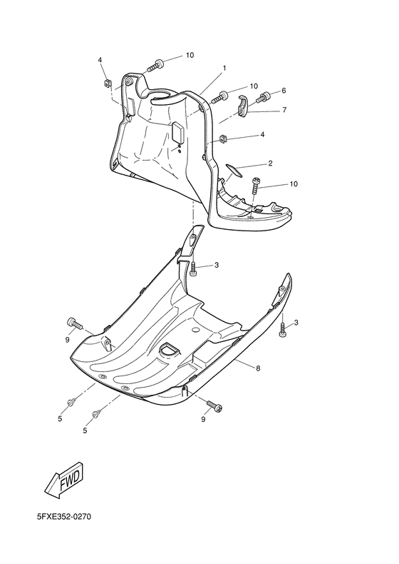 CW50RS Ветровое стекло