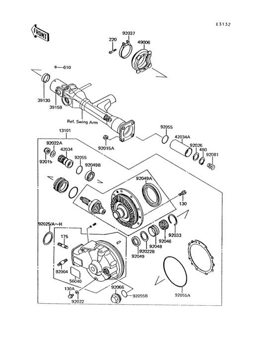Drive shaft/final gear(1/2)