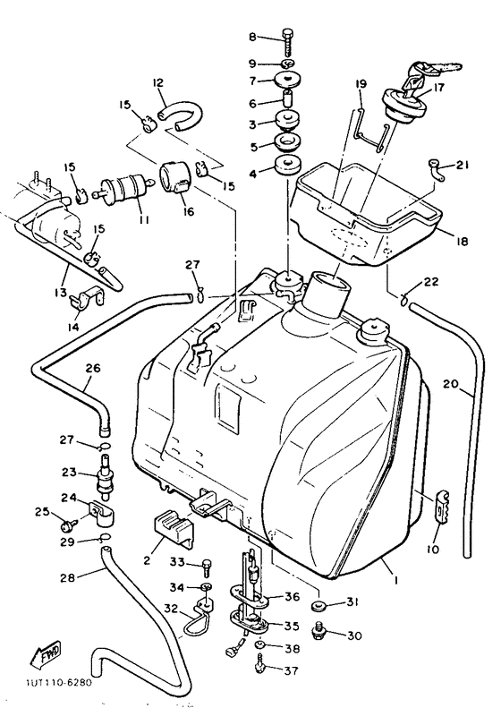 Rpservoir a carburant