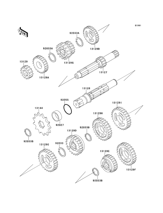 KX60 Трансмиссия