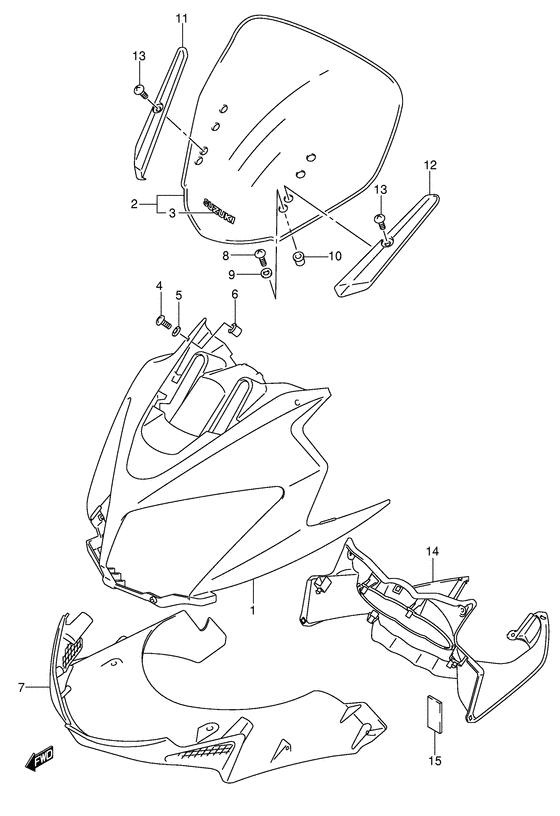 Cowling body