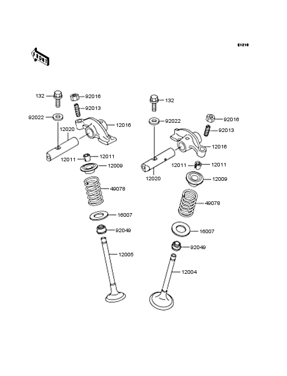 Rocker arms/valves