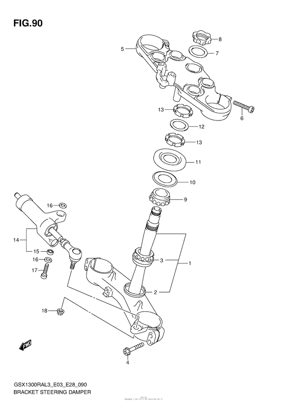 Bracket Steering Damper