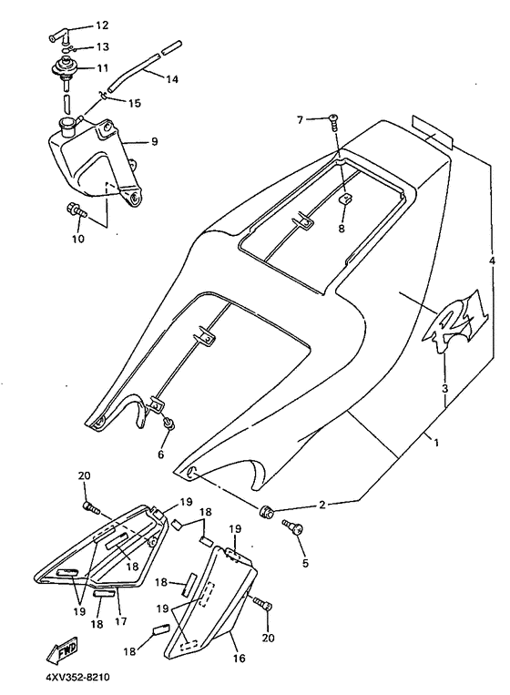 YZF-R1 Боковые обтекатели