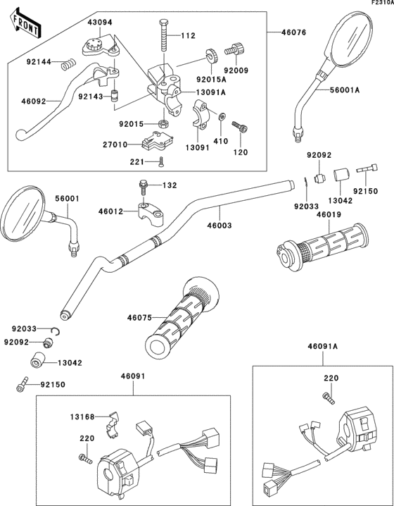 Handlebar(er500-a2/a3)