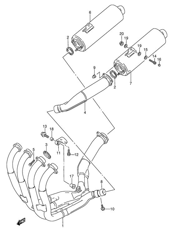 Muffler comp
