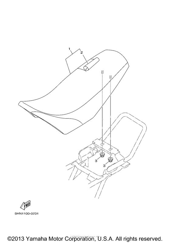 TTR90ET Сиденье