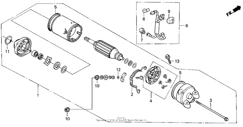 VT600CD Стартер