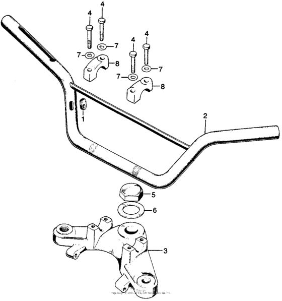 Handlebar + top bridge