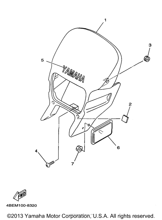 XT225KC Обтекатели