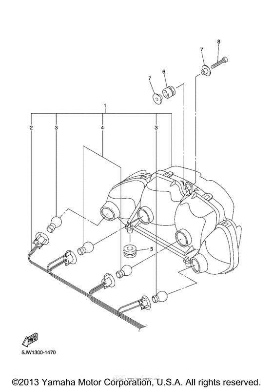 FJR1300AS Фонарь