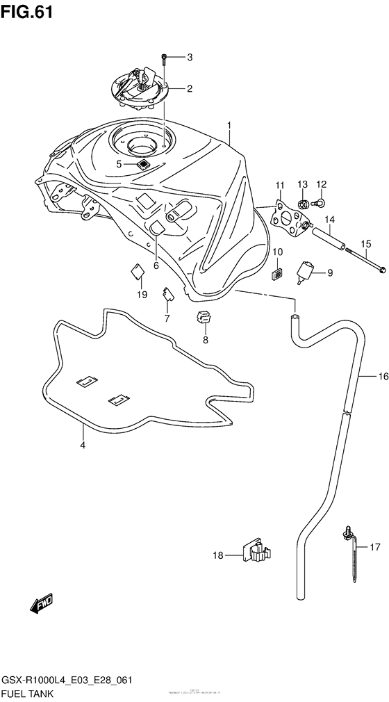 Fuel Tank (Gsx-R1000L4 E33)