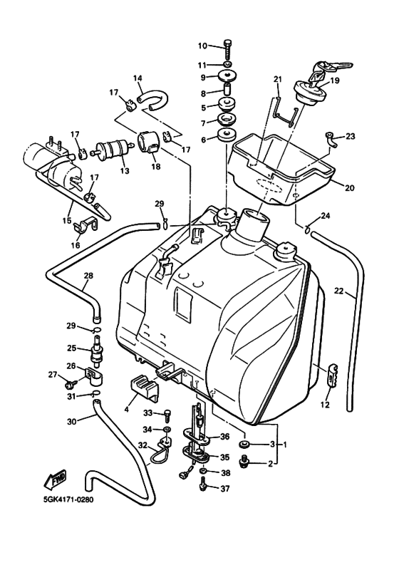 VMX12 Tank fuel