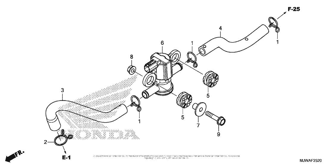 CBR500R (ABS) Air Injection Solenoid Valve