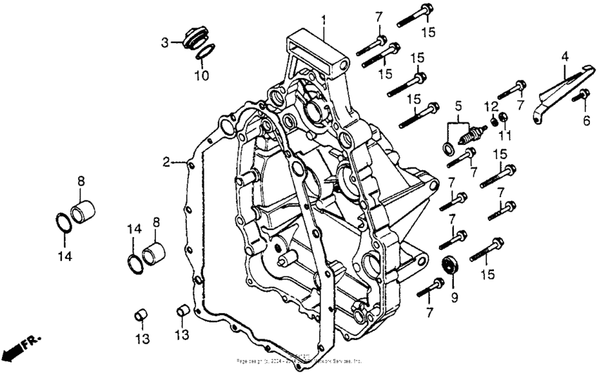 Rear cover