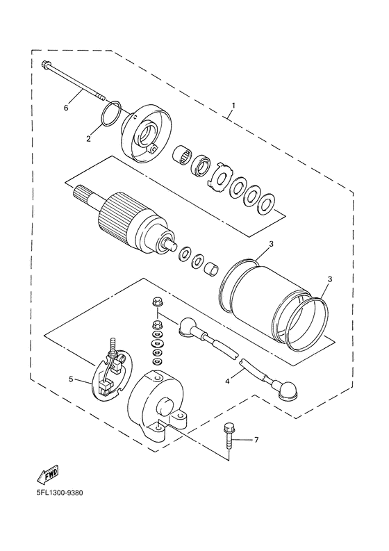 YZF-R7 Стартер