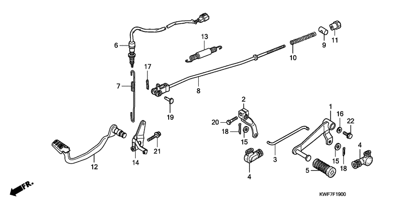 Brake pedal assy