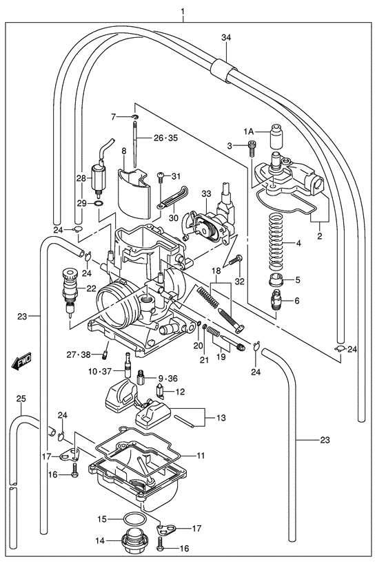 Carburetor assy