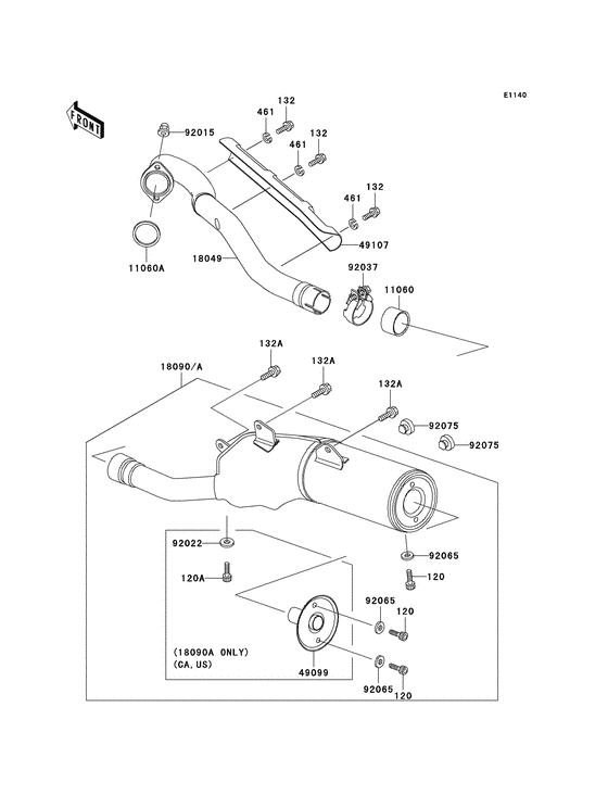 Muffler comp