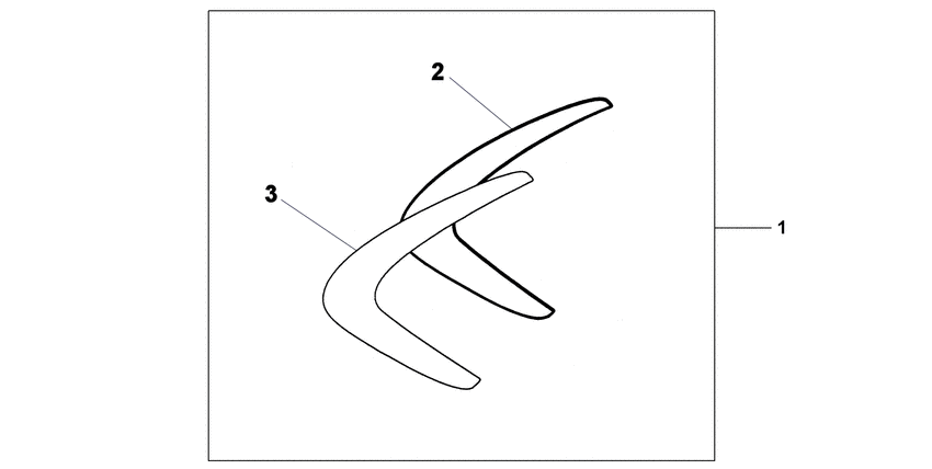 XL700V (ABS) Fairing scuff guard