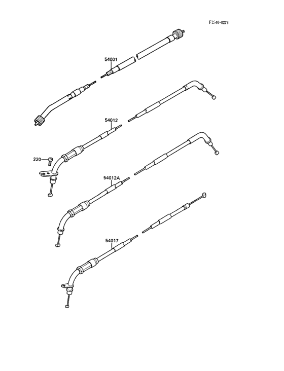 ZL1000 Тросы управления