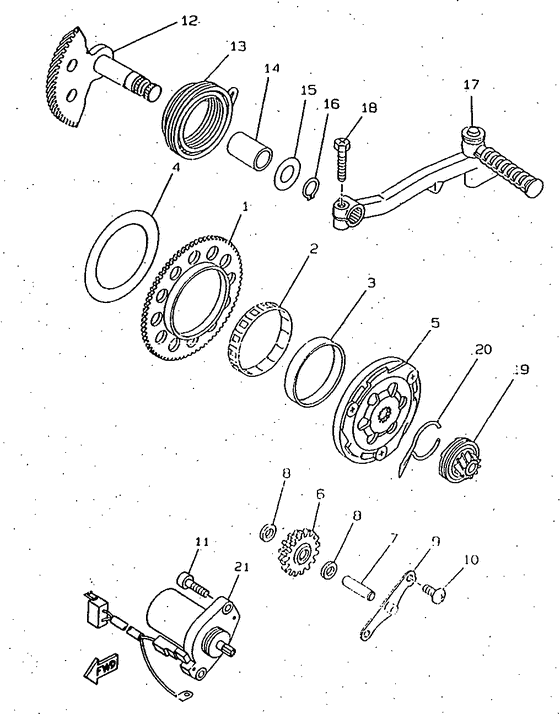 CW50RS Стартер