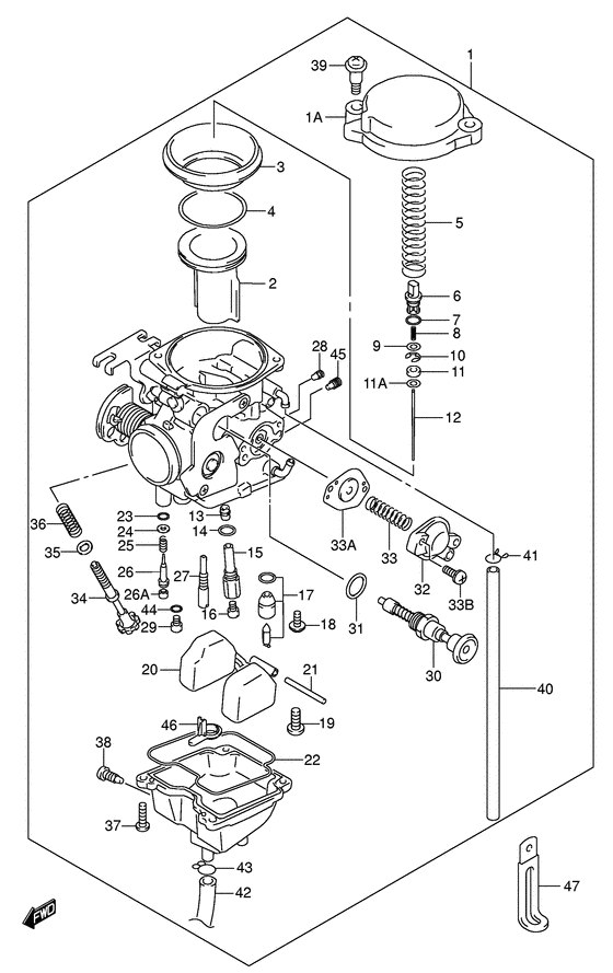 Carburetor assy