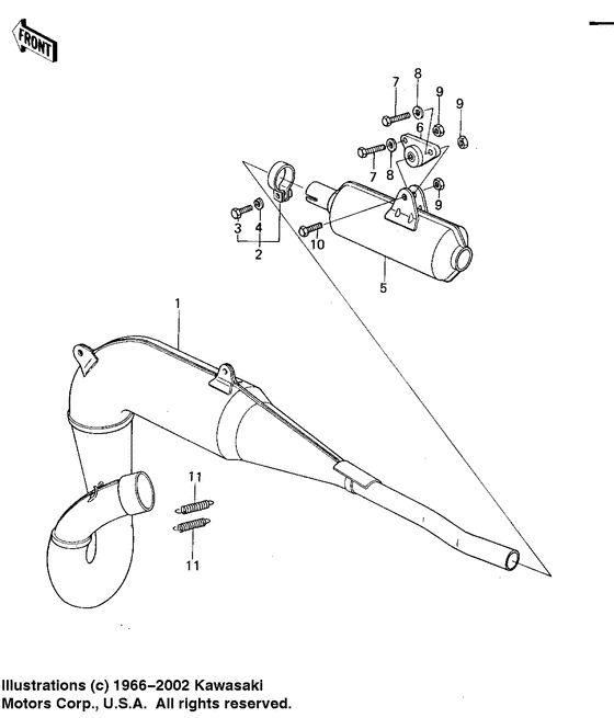 Muffler comp