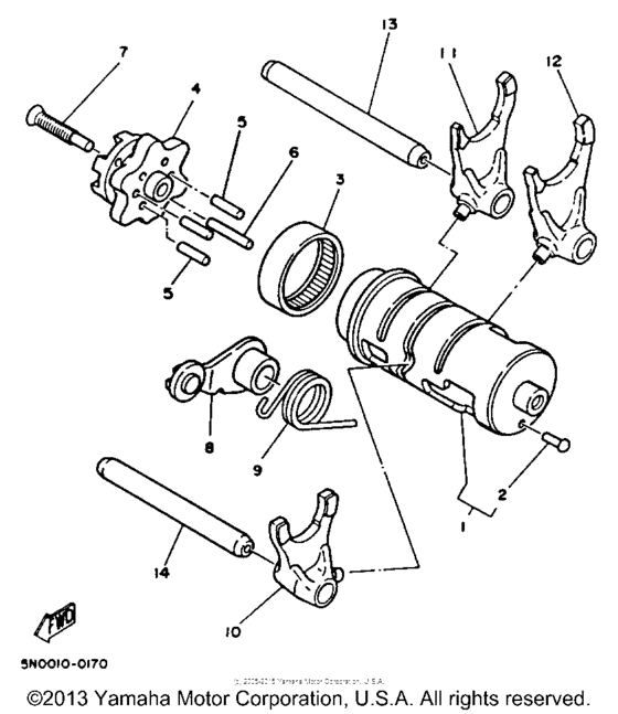 TW200U Копирный вал